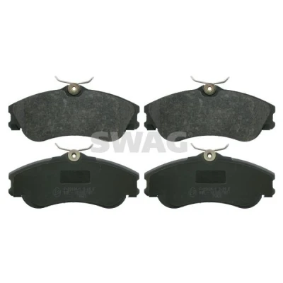 Imagen de SWAG 64 91 6421 Juego de pastillas freno Eje delantero excl. contacto avisador desgaste PEUGEOT: 206 Hatchback, 307 SW
