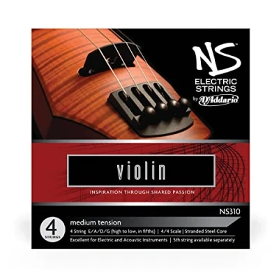 Imagen de D&#039;Addario NS310 NS Electric 4/4 Scale Medium Tension Violin String Set