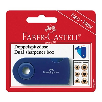 Imagen de Faber Castell 182797, Sacapuntas doble, color Surtido