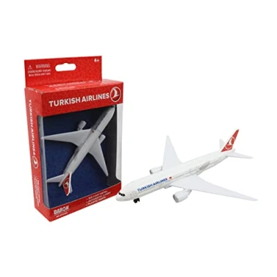 Imagen de Daron RT5404 Single Airplane Turkish Airlin in Miniatura para Manualidades, coleccionar y como Regalo, Multicolor