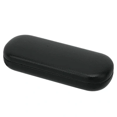 Imagen de MoKo Funda Protectora Rígida de Gafas PU, Estuche Anteojos Protección Total Anti arañazos, Organizador para Almacenar Lectura, Ópticas, Sol, Negro