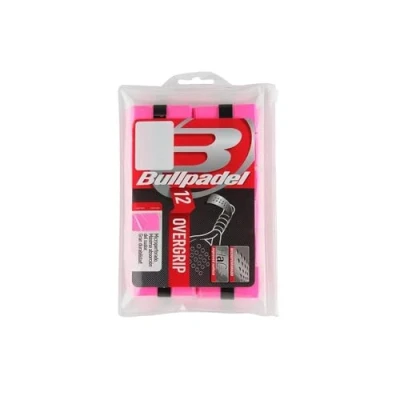 Imagen de Overgrip Bullpadel Pack 12 Unds Bg 1601 Rosa Flúor.