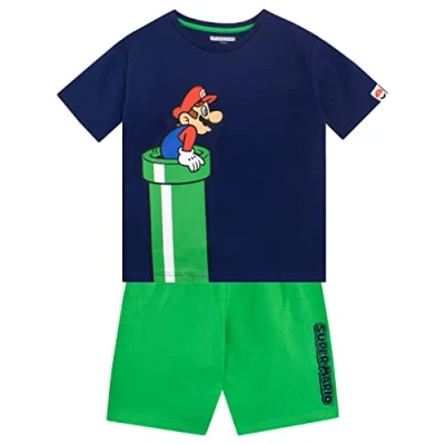Imagen de SUPER MARIO Conjuntos de Top y Pantalones Cortos para Niños Multicolor 6 7 años