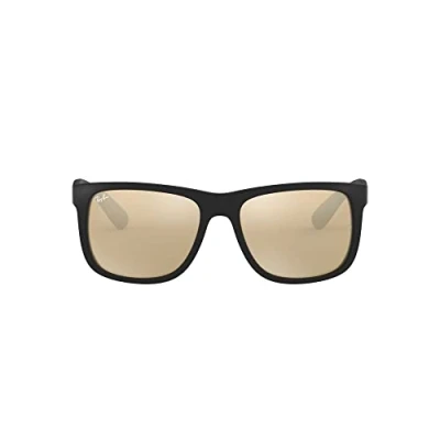 Imagen de Ray Ban Justin RB4165 Gafas de sol Unisex, Negro (Gold 622/5A), 55 mm