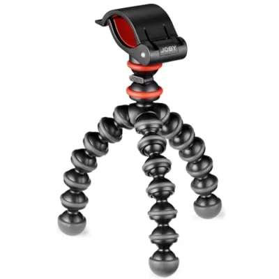 Imagen de JOBY GorillaPod Starter Kit, Mini Trípode Flexible Versátil con Abrazadera Universal Para Smartphone, Soporte GoPro y Linterna, Liberación Rápida, Compatibilidad, Ver la Copa Mundial FIFA