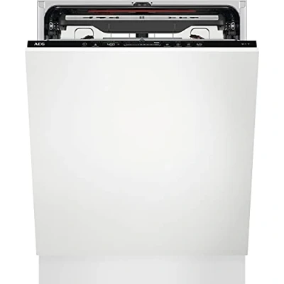 Imagen de AEG FSE74718P Lavavajillas Integrable de 60 cm, 15 Cubiertos, Tecnología AirDry, Desconexión Automática, Display QuickSelect, 7 Programas, Bandeja Inverter, 42 dBa, Blanco, Clase C