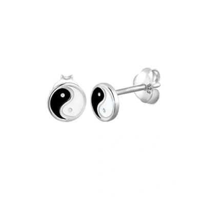 Imagen de Elli YIN YANG Pendientes, Mujer, Talla: One Size, Schwarz