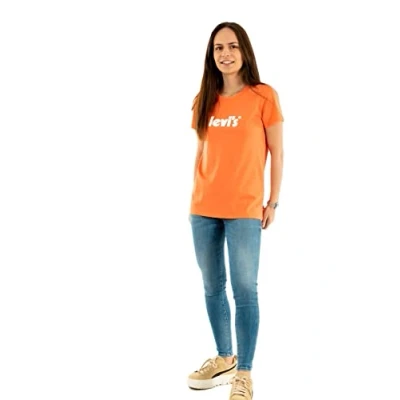 Imagen de Levi&#039;s The Perfect Tee Camiseta, Ssnl Póster de Persimmon, S Mujer