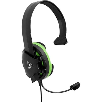 Imagen de Turtle Beach Auriculares Gaming Mono con Cable Recon Chat Negro y Verde para Xbox One, Series, PS4, PS5, Nintendo Switch PC (Xbox Series X)