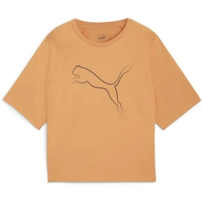 Imagen de Puma Motion Relaxed TEE Camiseta deportiva, Mujer, Talla: Small, Bright melon