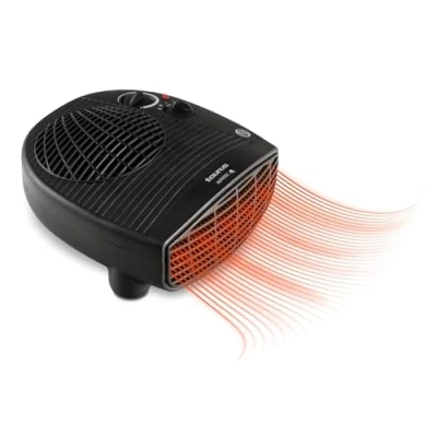 Imagen de Taurus TFH 3001 Calefactor, 2000W, 2 potencias de calor, función ventilador, termostato regulable, sistema seguridad, diseño compacto 26x25x10 cm
