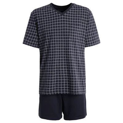Imagen de Schiesser SET Pijama, Hombre, Talla: 48, Dunkelblau
