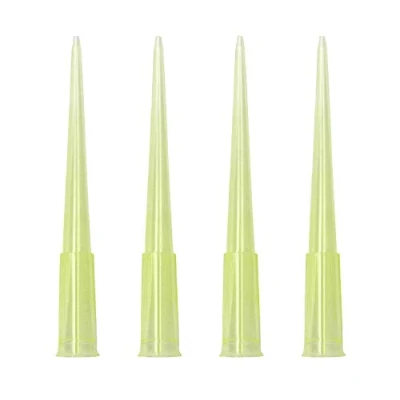 Imagen de QWORK® puntas de pipeta , universales 200 ul, diseñadas para su uso con una amplia variedad pipetas, color amarillo 1000 unidades