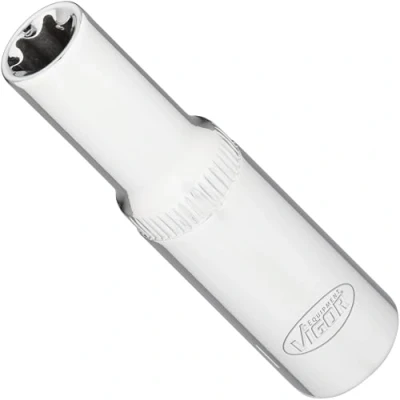 Imagen de ViGOR llave de vaso en T larga 3/8 pulgadas V7014 11 (10 mm) cuadradillo arrastre, perfil E, ancho E11, 63 mm longitud&quot;.