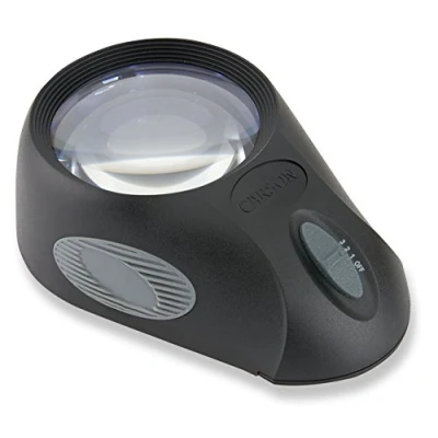 Imagen de Carson LumiLoupe Ultra Lupa 5x de Sobremesa con Luz LED