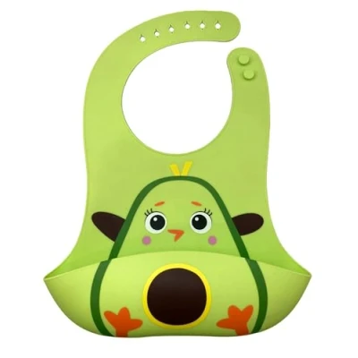 Imagen de Kids Euroswan Babero Silicona Miss PIO CHICKICADO FROOTIMALS, Multicolor (FT00012)