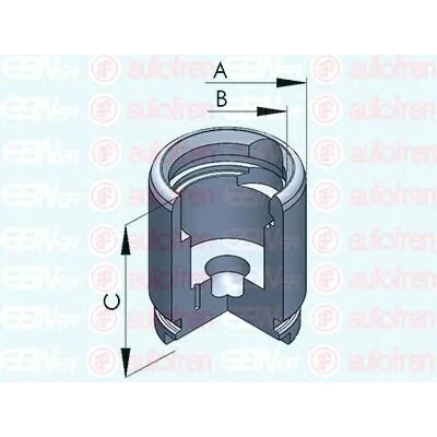 Imagen de AUTOFREN SEINSA D025257 Émbolo, pinza del freno 32mm Eje trasero CITROËN: Xsara Coupé