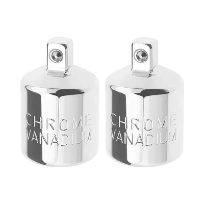 Imagen de VGOL adaptador de enchufe hembra 1/2 pulgada a macho 1/4 pulgadas, acero al cromo vanadio y accesorios reductores para maquinaria industrial, trabajos construcción