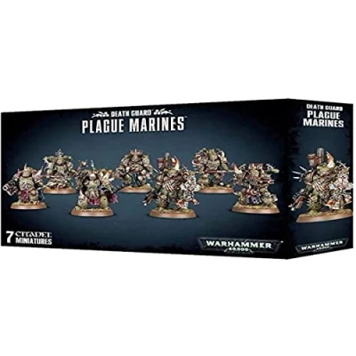 Imagen de Games Workshop Warhammer 40k Death Guard Plague Marines 99120102078, Color Negro