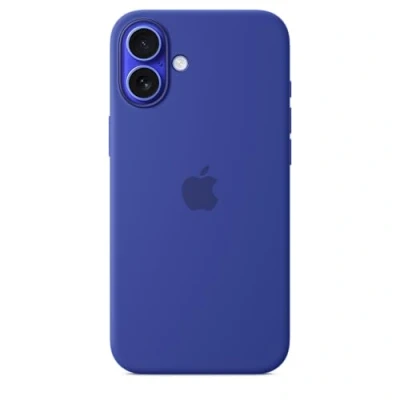 Imagen de Apple Silicio Back Cover Azul MagSafe iPhone 16 Plus