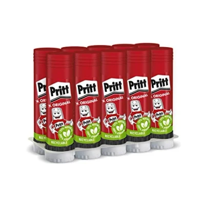 Imagen de Pritt Stick 43 g Pegamento en barra, Rojo, 10 unidades
