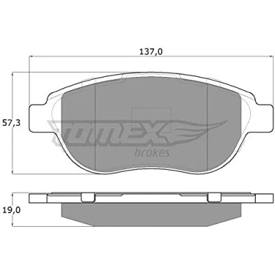 Imagen de Juego de pastillas TOMEX Brakes TX 13 42