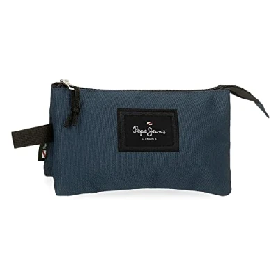 Imagen de Pepe Jeans Aris, Accesorio De Viaje Neceser Unisex Niños, Marino, 22x12x5 Cms