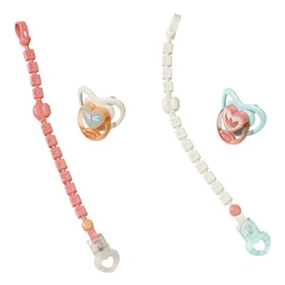 Imagen de Zapf Creation Baby Annabell Chupete con Clip para niños pequeños de 3 años en adelante Alivia la muñeca Dormir Fácil Manos pequeñas (1 Pieza, Surtido)