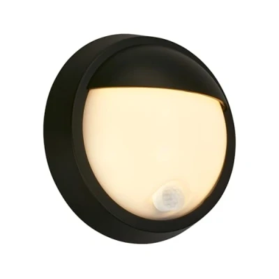 Imagen de Briloner Aplique para exterior recargable LED 3785015 negro detector de movimiento