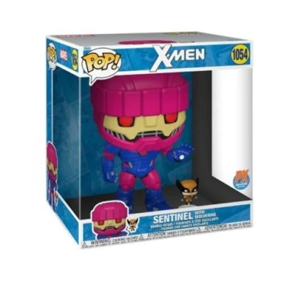 Imagen de Funko Pop! Jumbo Marvel: X Men Sentinel with Wolverine* (Special Edition) #1054 Bobble Head Vinyl Figure