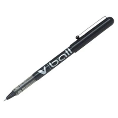 Imagen de Pilot V Ball 05 Bolígrafo Roller Tinta Liquida Negro Punto Fino (Caja 12 unidades)