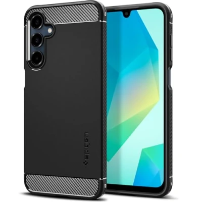 Imagen de Spigen Funda Rugged Armor Compatible con Samsung Galaxy A16 4G / 5G Negro Mate