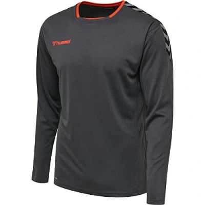 Imagen de HUMMEL hmlAUTHENTIC Poly Jersey L/S Color: Asphalt_Talla: S