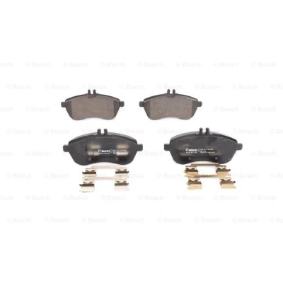Imagen de BOSCH 0 986 494 593 Juego de pastillas freno Low Metallic Chapa antichirridos, con tornillos muelle, accesorios norauto, oscaro, mister