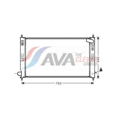 Imagen de PRASCO MT2201 Radiador, refrigeración del motor Aluminio 700 415 23 Aletas unidas mecánicamente MITSUBISHI: ASX SUV, Outlander 2 SUV