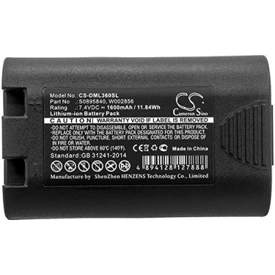 Imagen de CS DML360SL Baterías 1600mAh Compatible con [DYMO] LabelManager 360D, 420P, LM360D, LM420P, R5200, Rhino 4200, 5200, LM [3M] PL200 sustituye