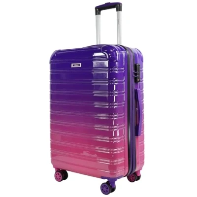 Imagen de Blade Juego de 3 Maletas ampliables Maleta rígida Ligera con Ruedas Equipaje Mano ABS + PC candado TSA, 4 giratorias Viaje, Morado, Large,
