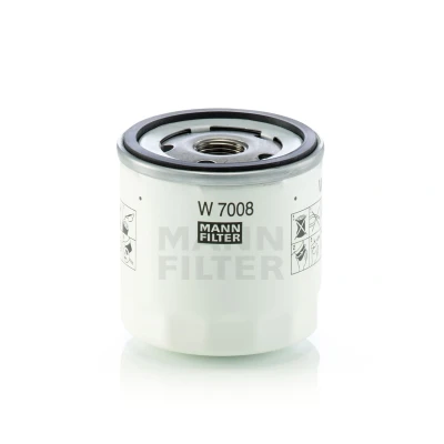 Imagen de MANN FILTER W 7008 Filtro de aceite 3/4 16 UNF con válvula bloqueo retorno enroscable FORD: Focus Mk1 Familiar, Berlina norauto,