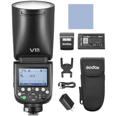 Imagen de Flash de Clip GODOX V1PRO F automático TTL para cámaras FUJIFILM