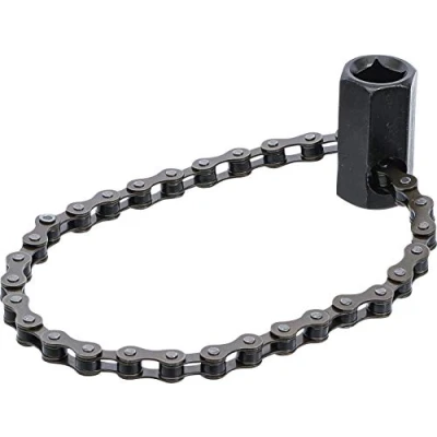 Imagen de BGS Diy 1020 Llave de cadena para filtros aceite universal entrada 12,5 mm (1/2&quot;) Ø 100