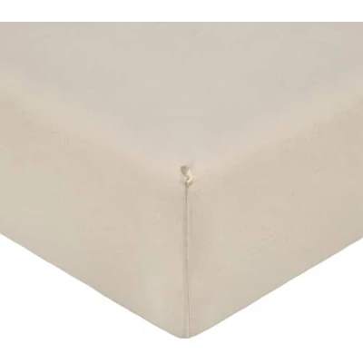 Imagen de De Witte Lietaer Bumblebee Sábana Bajera, Algodón, Arena Beige, Super King, 200 x 40 cm