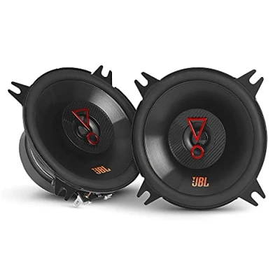Imagen de JBL Stage3 427F Juego de Altavoces Coche 2 vías Echo Auto Harman Kardon 150 vatios Unidades Altavoz para moviles Grande 10cm 100mm 4 Pulgadas sin Tapa Rejilla