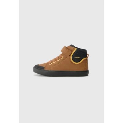 Imagen de Geox Gisli BOY Zapatillas altas para niños, Talla: 29, Brown/black Zapatos