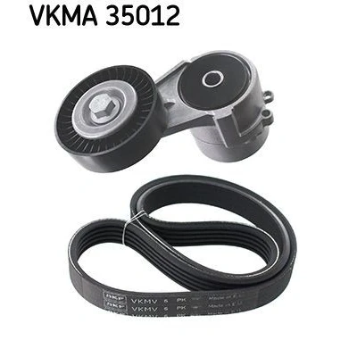 Imagen de SKF VKMA 35012 Juego de correas trapeciales poli V OPEL: Astra H Hatchback, GTC, Zafira B, VAUXHALL: COMBO TOUR Mk2