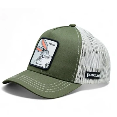 Imagen de Capslab Casquette Looney Tunes Bunny Vert Kaki