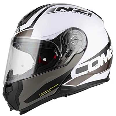 Imagen de Casco Modular NZI Combi 2 Duo Shock Blanco (M)