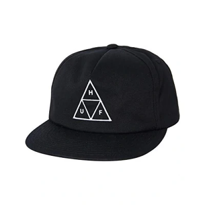 Imagen de HUF Gorra Snapback Triple Triangle Unstructured Negro Talla única