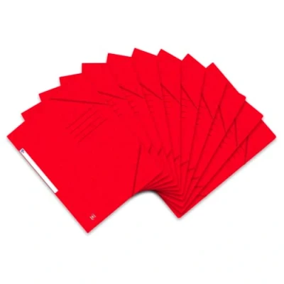 Imagen de Oxford FolderSys Carpeta con gomas (A4, 10 unidades), color rojo