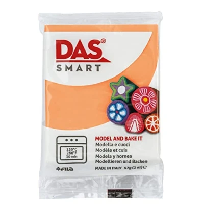 Imagen de DAS Smart, Pasta para modelar que se endurece al horno, 57g, Salmón