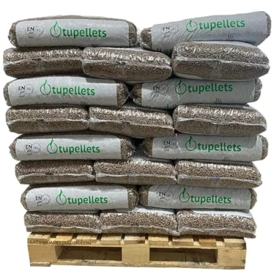 Imagen de Suinga 300 Kg Pellet de Madera NATURAL100% para calefaccion. 20 Sacos 15 Kg. Uso Práctico, Conveniente y Eficiente.